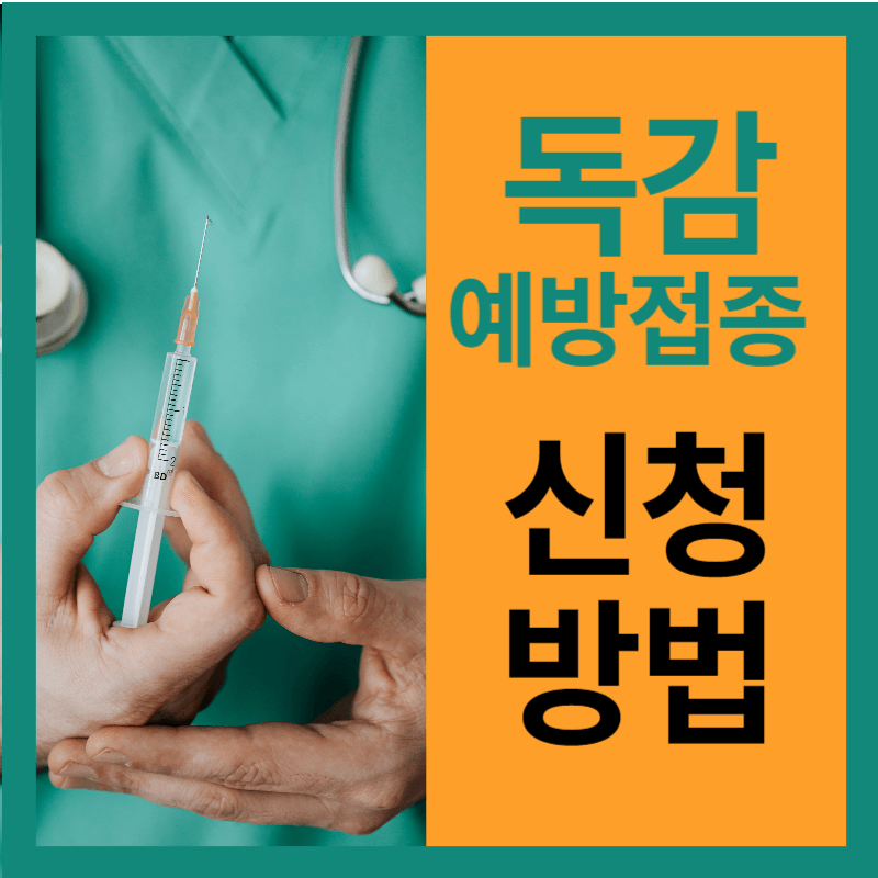 독감 예방접종 신청 방법 및 무료 접종 대상 확인