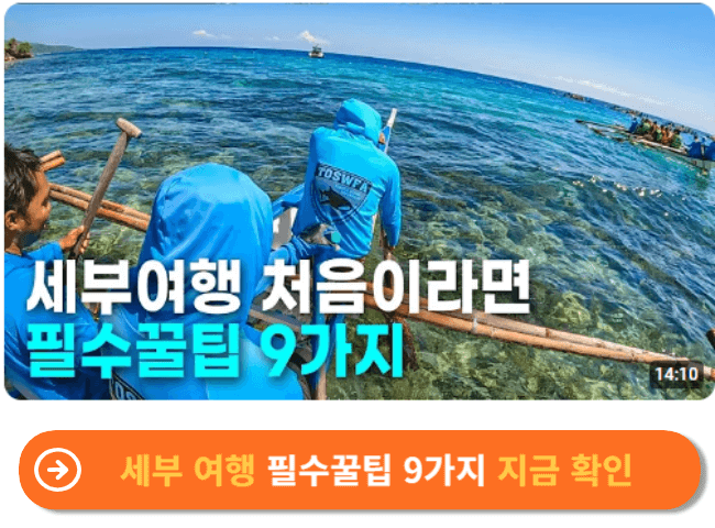 세부 여행 필수꿀팁 9가지 지금 확인