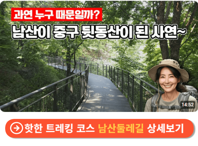 핫한 트레킹 코스 남산둘레길 상세보기