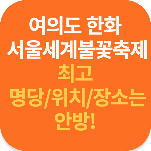 여의도 한화 서울세계불꽃축제 최고 명당위치장소는 안방! 생중계 라이브로 보기