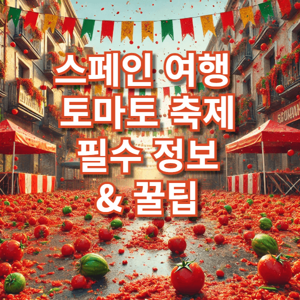 스페인 여행 라 토마티나 토마토 축제 필수 정보 & 꿀팁